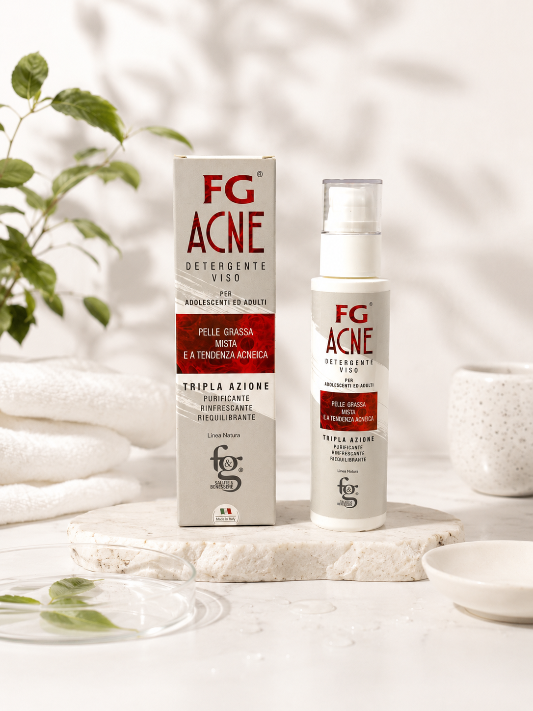 Detergente viso acne FG